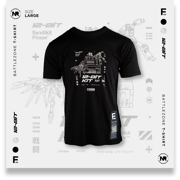 12-Bit Kit T-Shirt [L] - Silver Foil